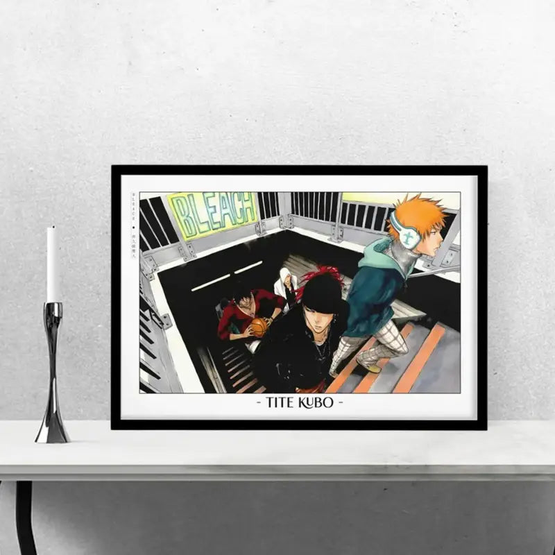 Bleach Anime Poster, Tite Kubo Manga Art Print, Shonen Anime Wall Art Home Decor, Gift For Fans vintage anime poster Anime Poster Wall Art Print tribute anime artwork manga lover anime fan