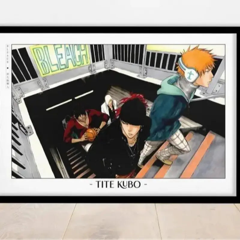 Bleach Anime Poster, Tite Kubo Manga Art Print, Shonen Anime Wall Art Home Decor, Gift For Fans vintage anime poster Anime Poster Wall Art Print tribute anime artwork manga lover anime fan