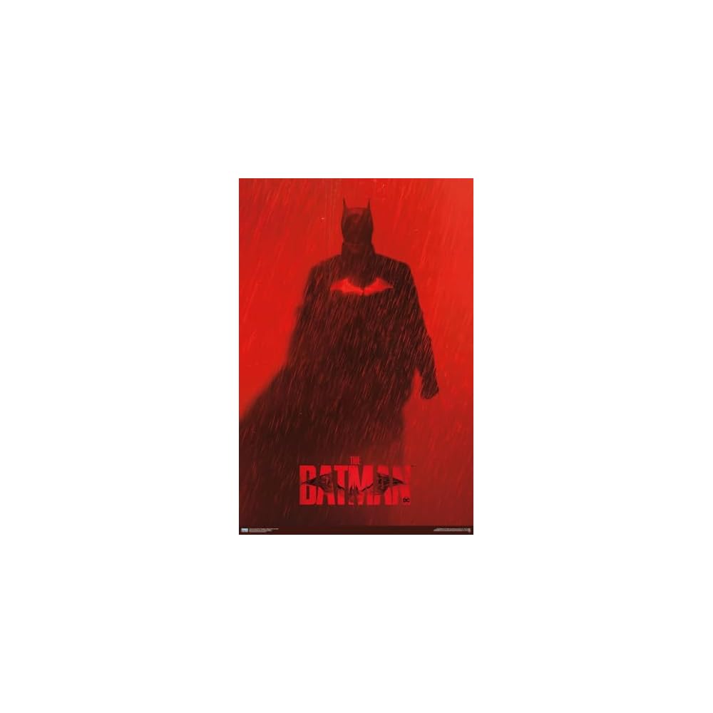 DC Comics Movie The Batman - Batman Teaser One Sheet Wall Poster, 19L" x 13W", Premium Unframed Version