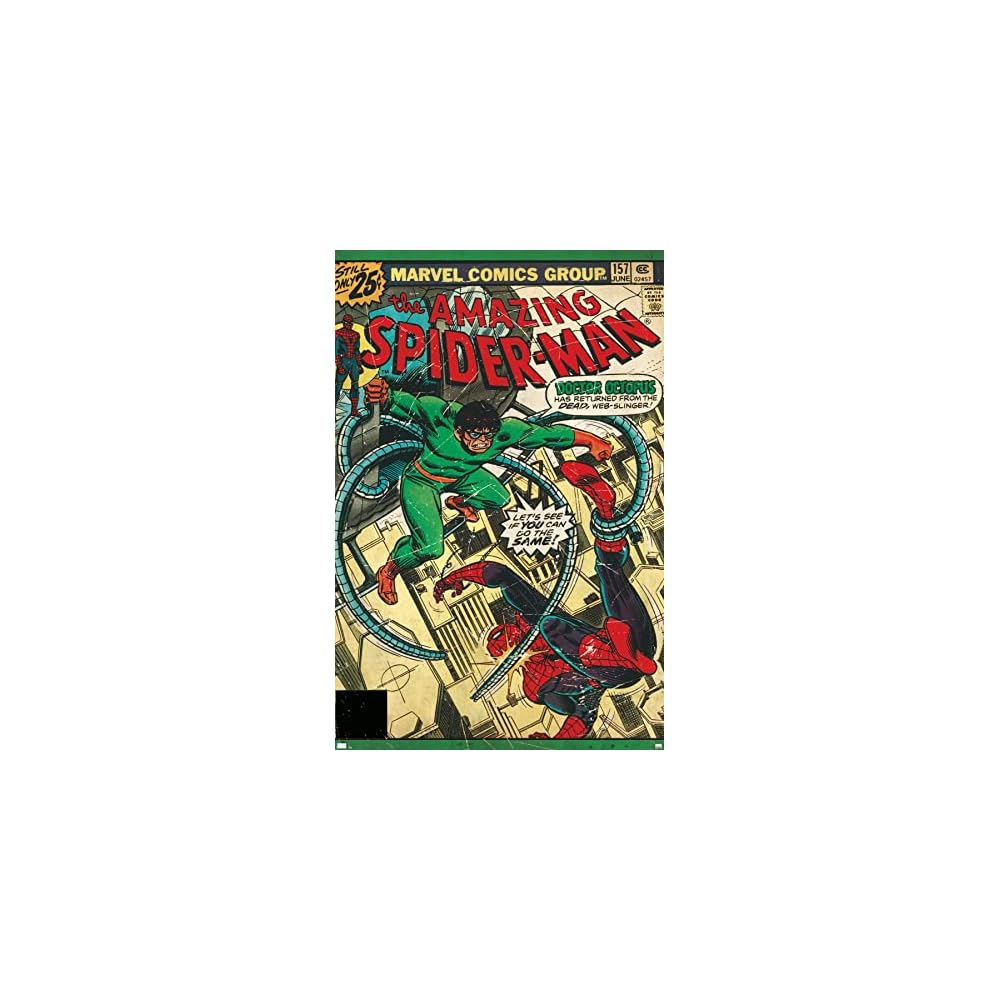 Marvel Comics Spider-Man - Amazing Spider-Man #157 Wall Poster, 19L" x 13W", Premium Unframed Version