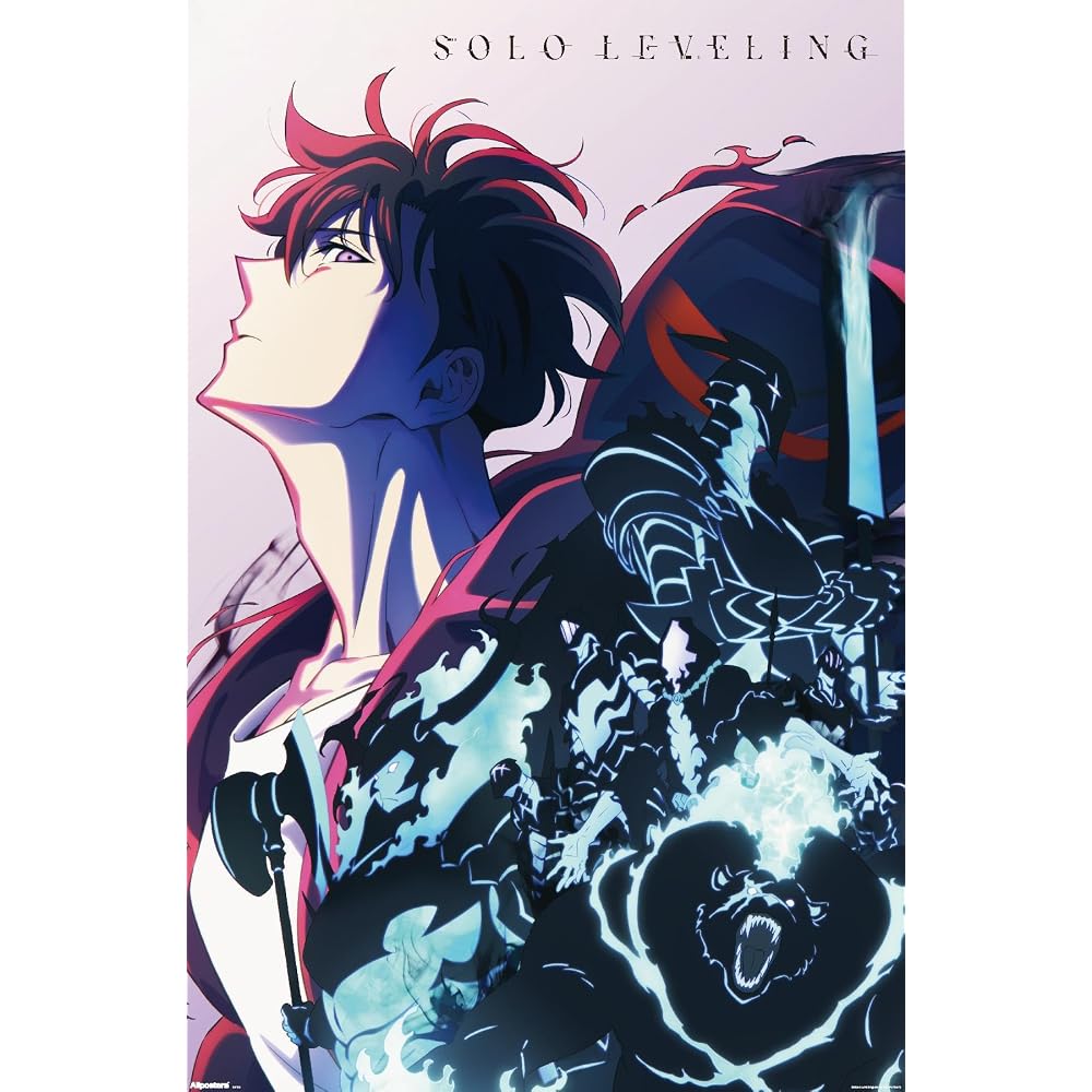 Solo Leveling: Season 2 - Teaser Key Art Wall Poster, 34L" x 22.4W", Unframed Version