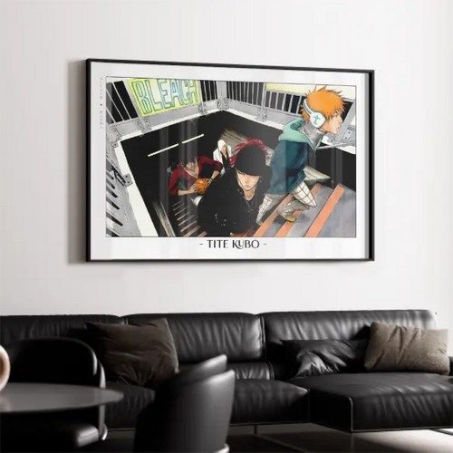 Bleach Anime Poster, Tite Kubo Manga Art Print, Shonen Anime Wall Art Home Decor, Gift For Fans vintage anime poster Anime Poster Wall Art Print tribute anime artwork manga lover anime fan