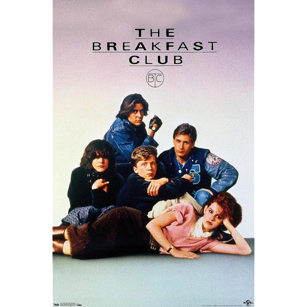 The Breakfast Club - One Sheet Wall Poster, 22.37" x 34.00", Premium Unframed Version