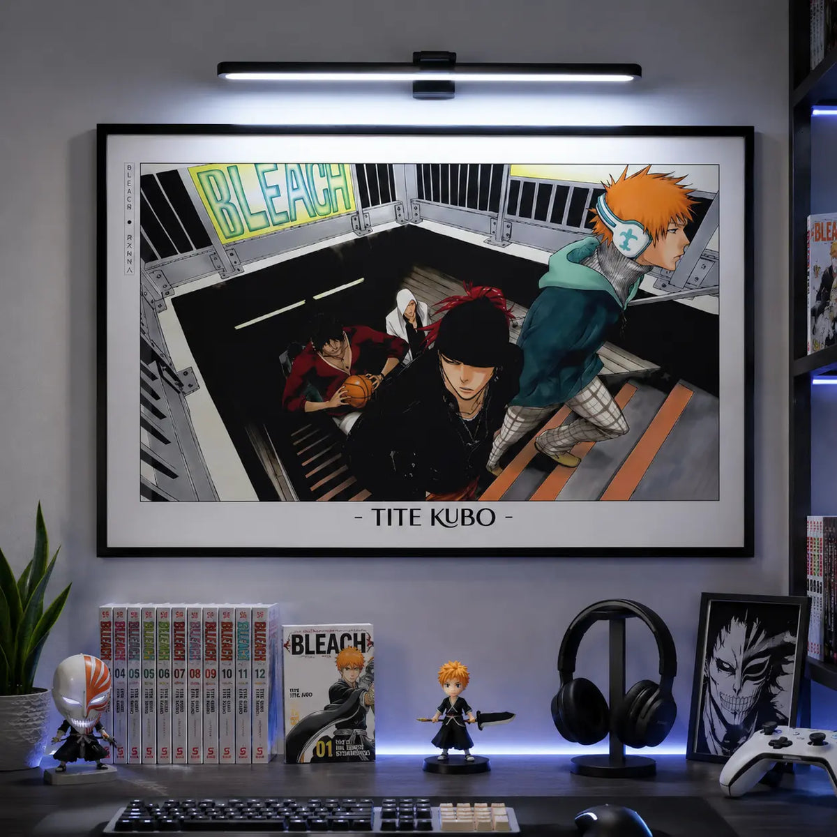 Bleach Anime Poster, Tite Kubo Manga Art Print, Shonen Anime Wall Art Home Decor, Gift For Fans vintage anime poster Anime Poster Wall Art Print tribute anime artwork manga lover anime fan